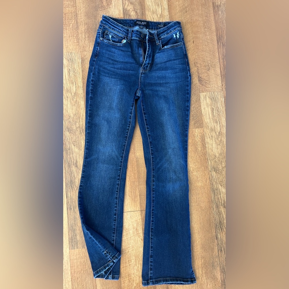 Judy Blue Dark Blue Women's Slim Bootcut Jeans